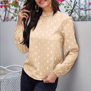 Brand new - Women’s Pink & Gold Blouse